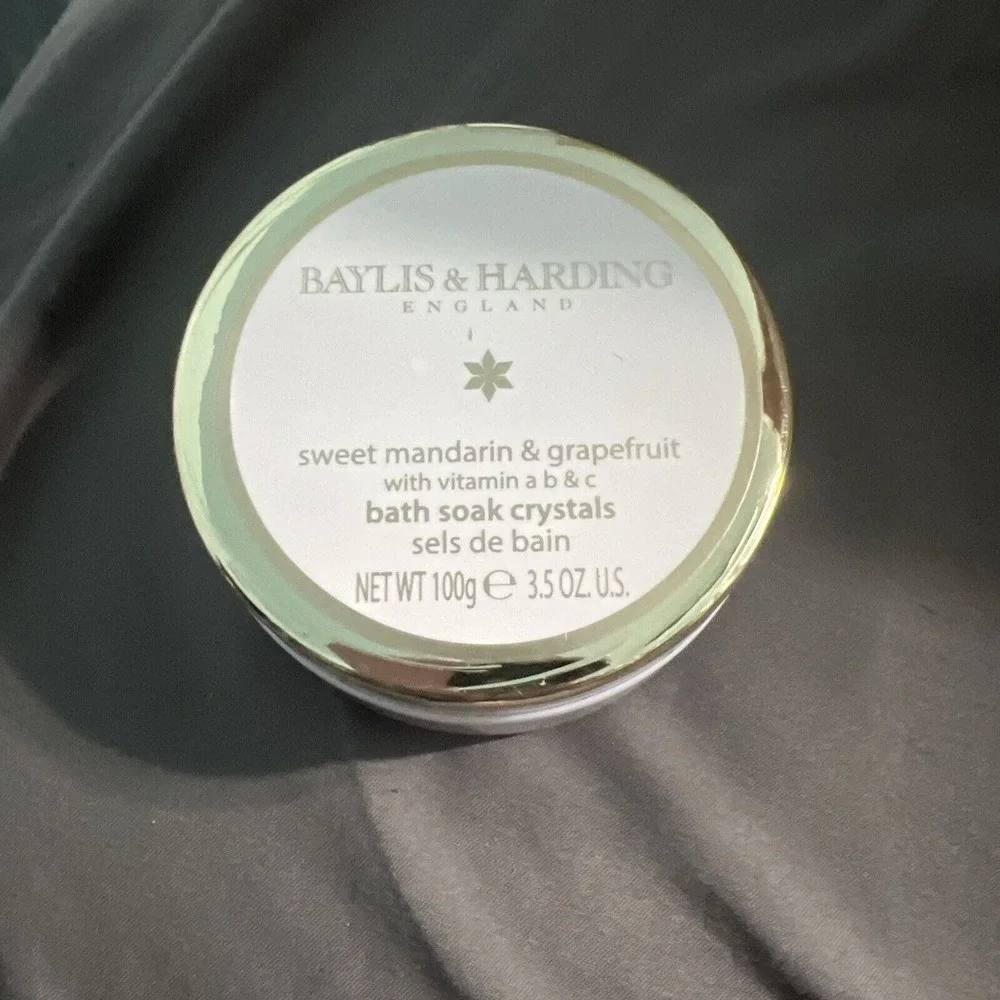 Baylis & Harding Bath Soak Crystals SWEET MANDARIN & GRAPEFRUIT 3.5 oz‎ NEW